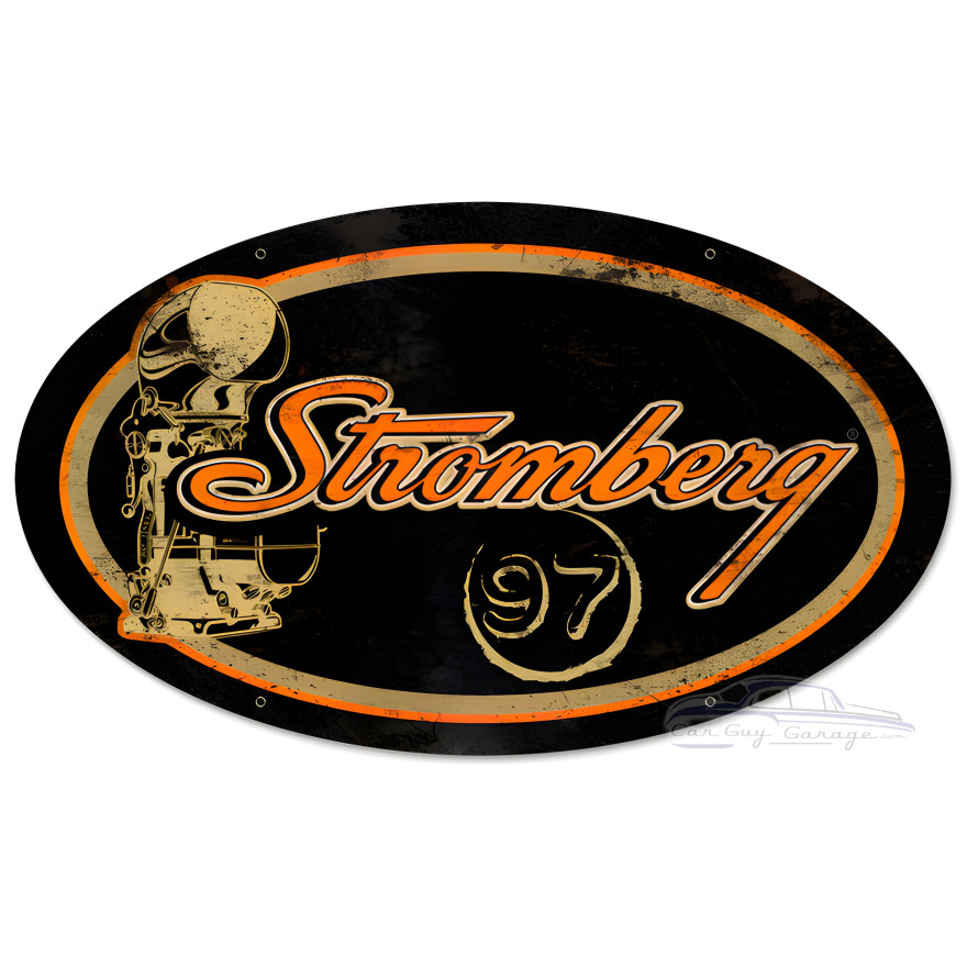 Stromberg Metal Sign - 24" x 14"
