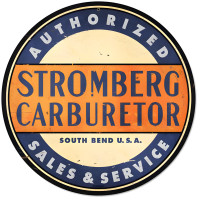 Stromberg Metal Sign - 14" Round