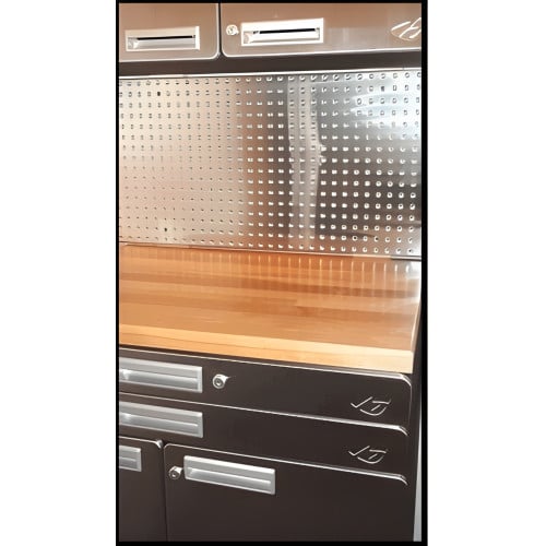 Two 16" x 32" 300 Grade Stainless Steel Pegboards