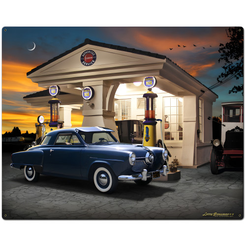 1950 Studebaker Metal Sign - 24" x 30"