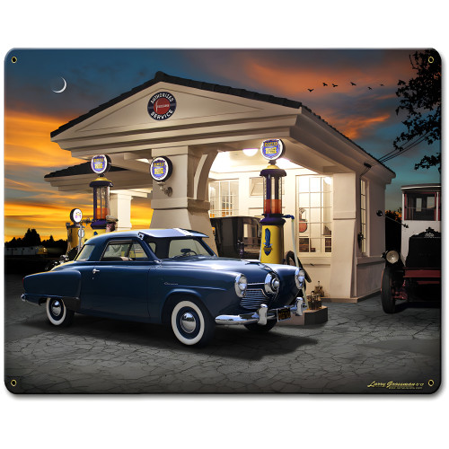 1950 Studebaker Metal Sign - 12" x 15"
