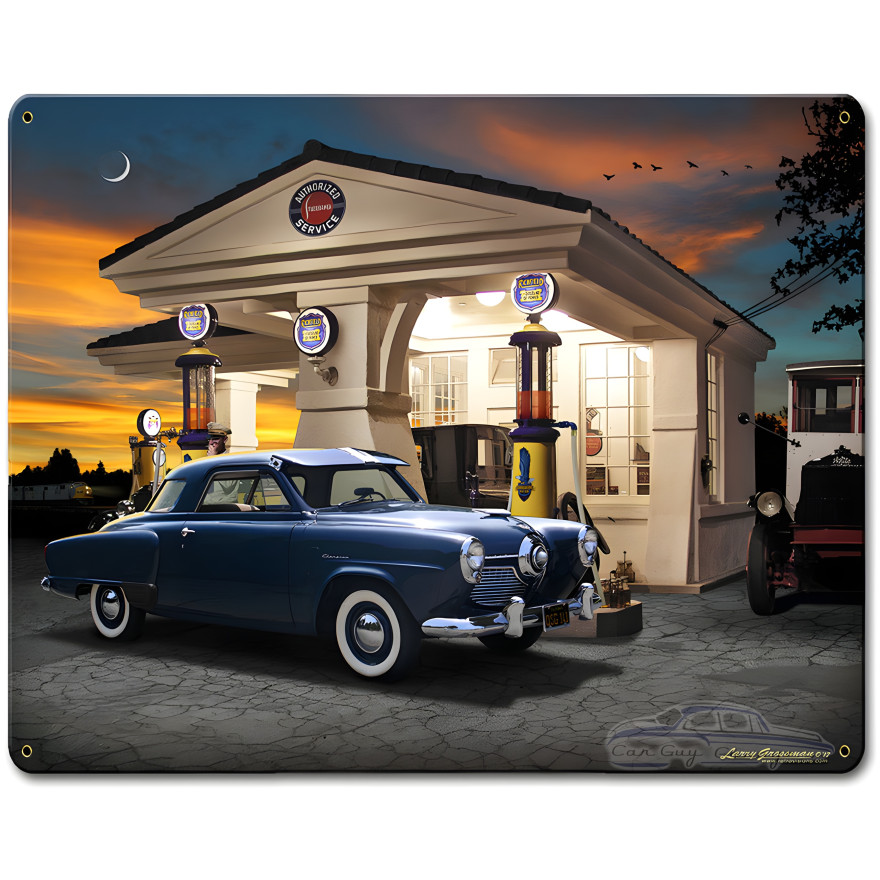 1950 Studebaker Metal Sign - 12" x 15"