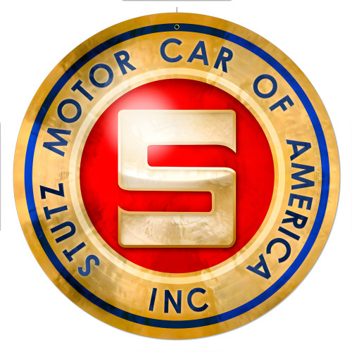 Stutz Motor Cars Metal Sign - 28" Round