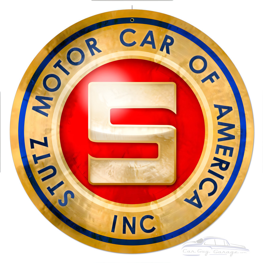 Stutz Motor Cars Metal Sign - 28" Round