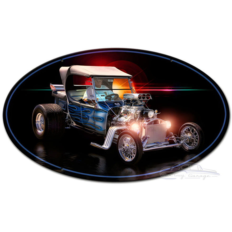 Suits Me to a T Oval Metal Sign - 24" x 14"