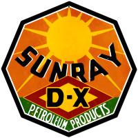 Sunray Gasoline Metal Sign - 16" x 16"