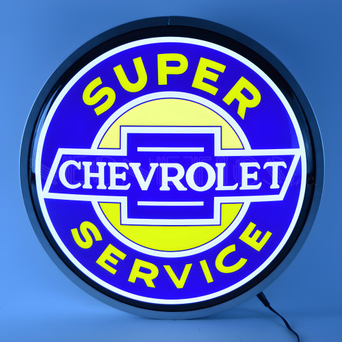Super Chevrolet Service Led Sign
