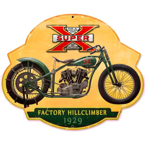 Super X Hillclimber Sign - 17" x 14"