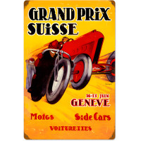 Swiss Grand Prix Metal Sign - 16" x 24"