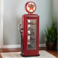 Texaco Tokheim 39 Gas Pump Display Cabinet - 76" Tall x 32" Wide x 16" Deep