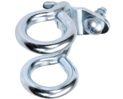 Ten 3/4" ID Double Ring Tool Holder Locking Pegboard Hooks