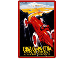 Terza Coppa Metal Sign