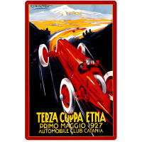 Terza Coppa Metal Sign - 16" x 24"