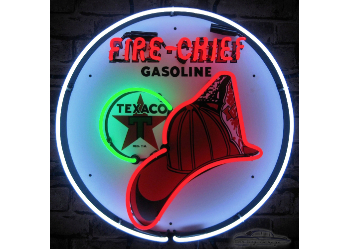 Texaco Fire Chief Neon Sign