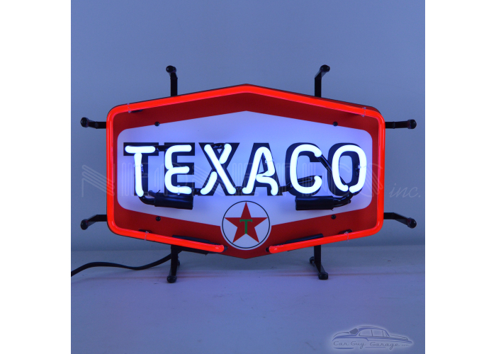 Texaco Hexagon Junior Neon Sign
