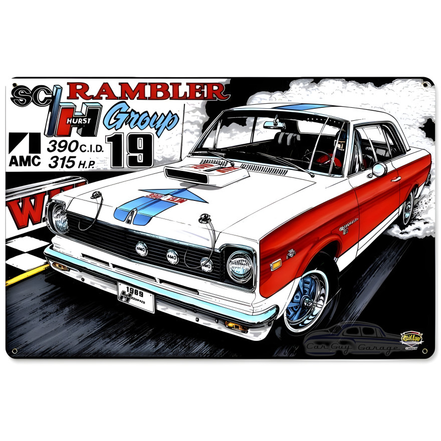 The Rambler Metal Sign - 18" x 12"