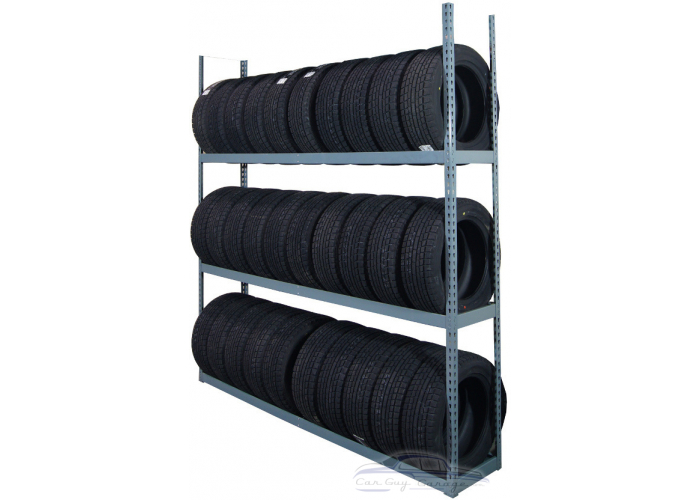 Three Tier Tire Shelving for 27 to 33 Tires