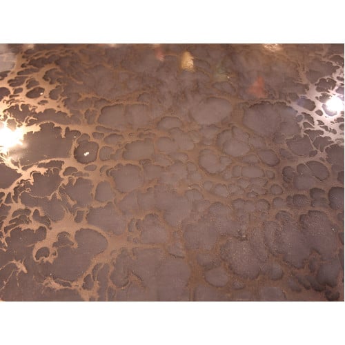 Throwing Copper Basecoat With Throwing Copper Effects Metallic Epoxy 