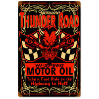 Thunderroad Metal Sign - 12" x 18"