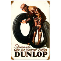 Tireman Metal Sign - 12" x 18"