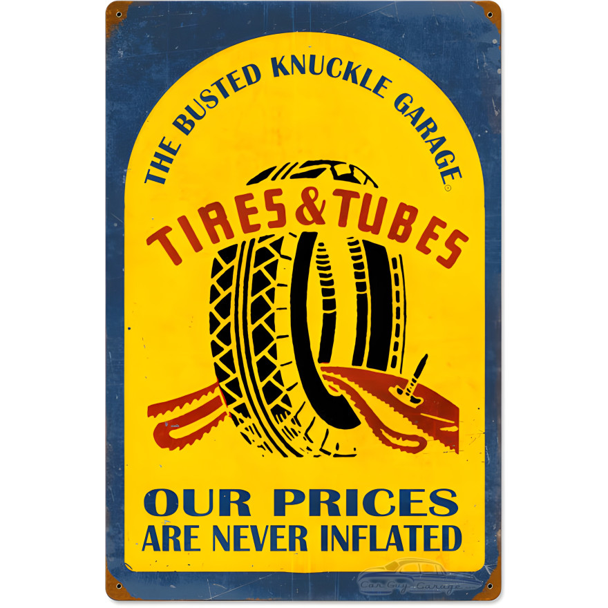 Tire Repair Sign - 16" x 24"