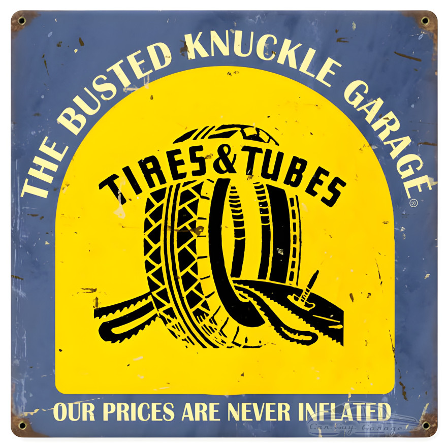 Tire Shop Sign - 12" x 12"
