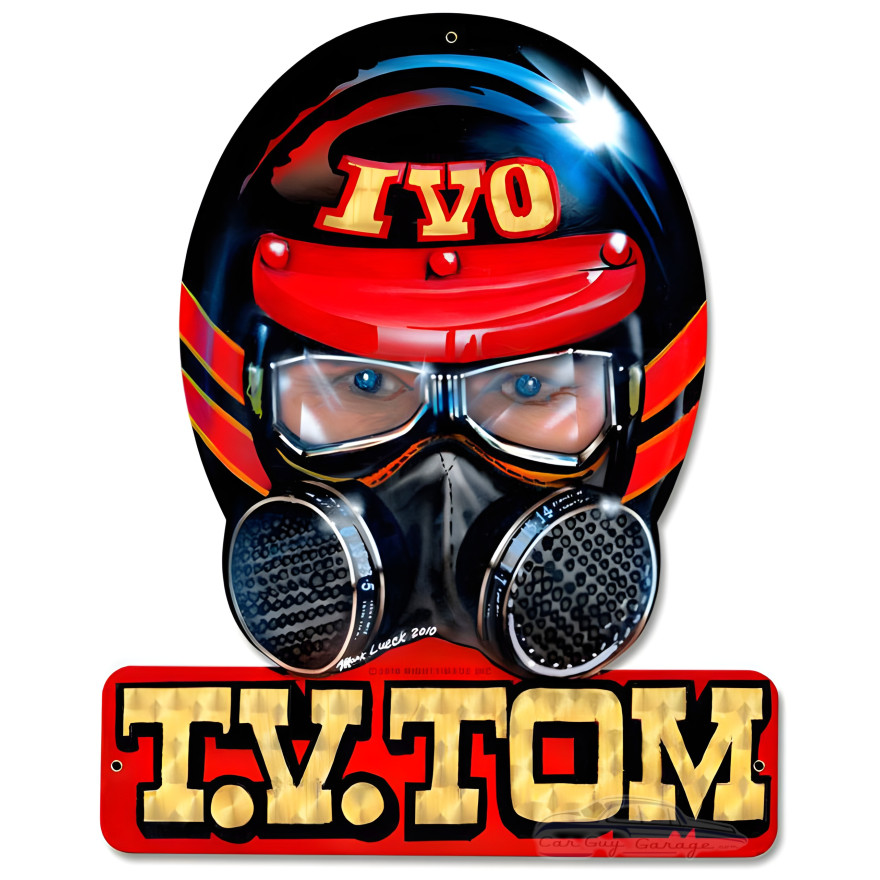 Tommy Ivo Metal Sign - 12" x 15" Custom Shape