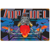 Top Fuel Metal Sign - 18" x 12"
