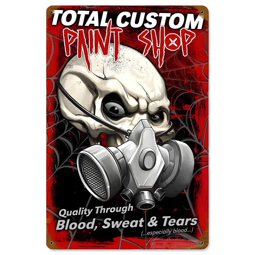 Total Custom Paint Metal Sign - 12" x 18"