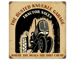 Tractor Shop Metal Sign