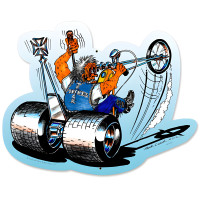 Trick Trike Metal Sign - 18" x 14"
