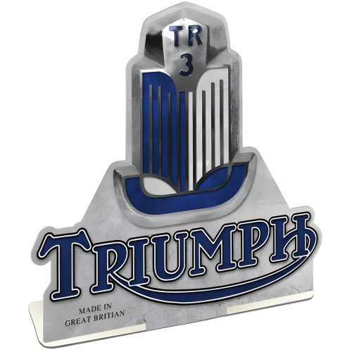 Triumph Logo Sign - 9" x 6"