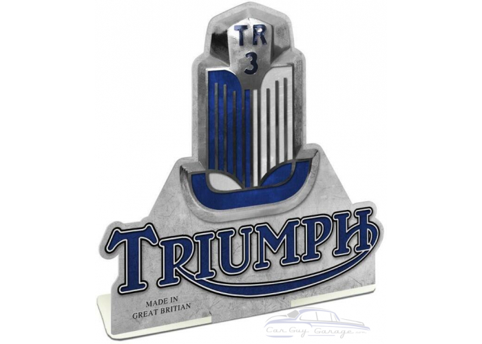 Triumph Logo Sign - 9" x 6"
