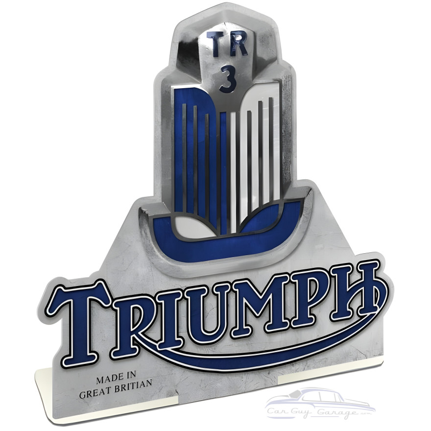 Triumph Logo Sign - 9" x 6"