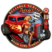 Trixies Rod Metal Sign - 18" x 16"
