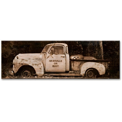 Truck Nashville Sign - 7" x 22"