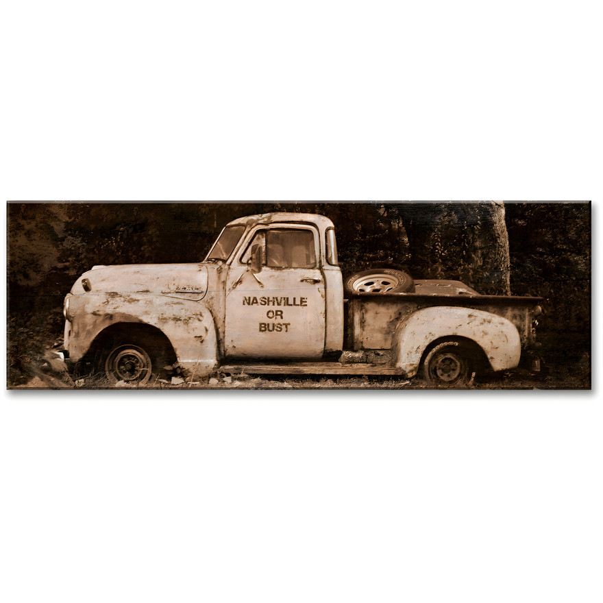 Truck Nashville Sign - 7" x 22"