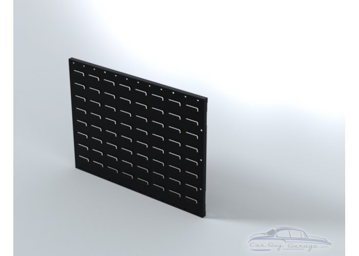 Two 24 inch by 18 inch Black Louver Panels
