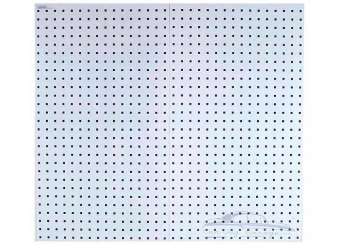 Two Narrow Square Hole Pegboard Panels