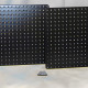 Two 16" x 16" Powdercoated Metal Pegboards Two 16" x 16" Powdercoated Metal Pegboards