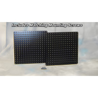 Two 16" x 16" Powdercoated Metal Pegboards