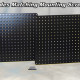 Two 16" x 16" Powdercoated Metal Pegboards