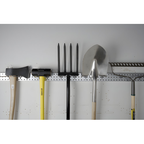 Two 3" x 32" Stainless Steel Pegboard Strips