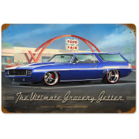 Ultimate Grocery Getter Metal Sign - 18" x 12"