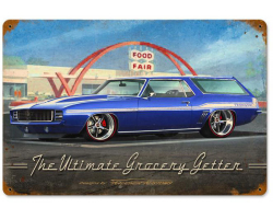 Ultimate Grocery Getter Metal Sign - 18" x 12"