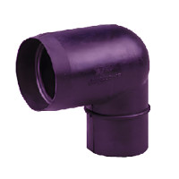 3 Inch Rubber 90 Degree Elbow for Underfloor Garage Exhaust Systems