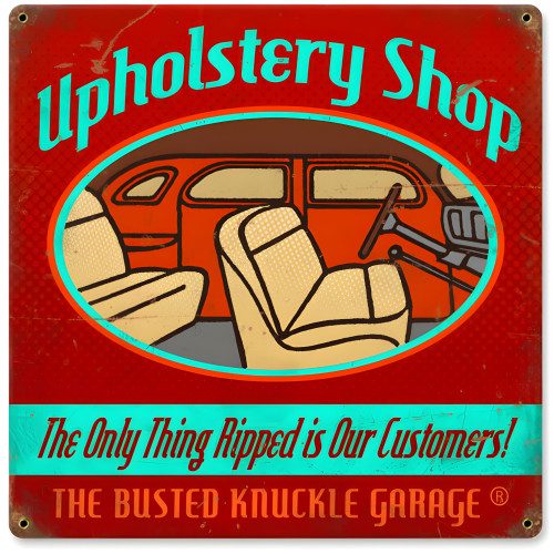 Upholstery Shop Sign - 12" x 12"