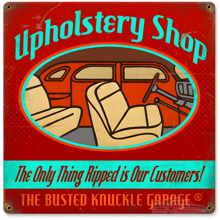 Upholstery Shop Sign - 12" x 12"
