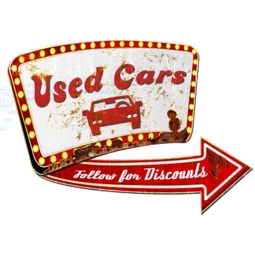Used Car Sign - 24" x 24"