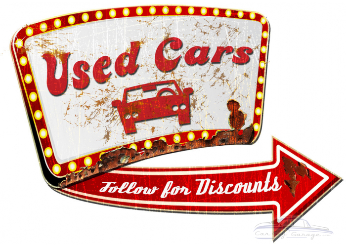 Used Car Sign